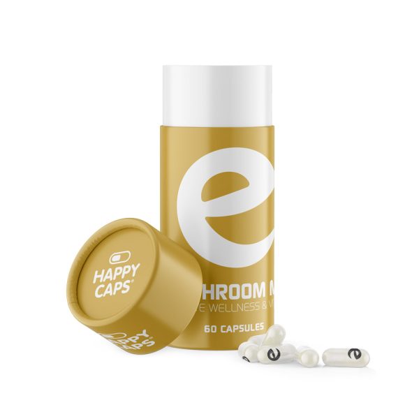 Mushroom Mix Happy Caps 60 capsules functional mushroom blend B4KED